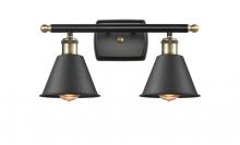 Innovations Lighting 516-2W-BAB-M8 - Smithfield - 2 Light - 17 inch - Black Antique Brass - Bath Vanity Light