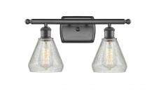  516-2W-OB-G275 - Conesus - 2 Light - 16 inch - Oil Rubbed Bronze - Bath Vanity Light