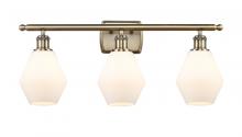  516-3W-AB-G651-6 - Cindyrella - 3 Light - 26 inch - Antique Brass - Bath Vanity Light