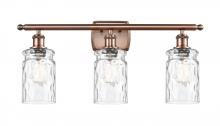  516-3W-AC-G352 - Candor - 3 Light - 25 inch - Antique Copper - Bath Vanity Light