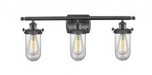 Innovations Lighting 516-3W-BK-CE231-CL - Kingsbury - 3 Light - 24 inch - Matte Black - Bath Vanity Light