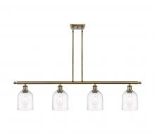  516-4I-AB-G558-6CL - Bella - 4 Light - 48 inch - Antique Brass - Cord hung - Island Light