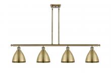  516-4I-AB-MBD-75-AB - Bristol - 4 Light - 48 inch - Antique Brass - Cord hung - Island Light