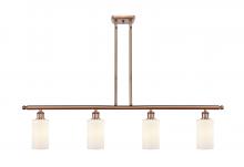  516-4I-AC-G801 - Clymer - 4 Light - 48 inch - Antique Copper - Cord hung - Island Light