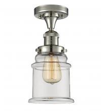  517-1CH-PN-G182 - Canton - 1 Light - 6 inch - Polished Nickel - Semi-Flush Mount