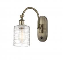  518-1W-AB-G1113 - Cobbleskill - 1 Light - 5 inch - Antique Brass - Sconce