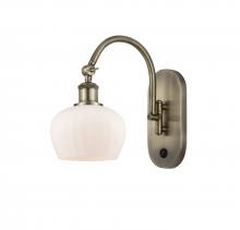  518-1W-AB-G91 - Fenton - 1 Light - 7 inch - Antique Brass - Sconce