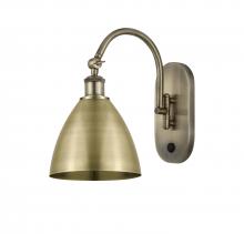  518-1W-AB-MBD-75-AB - Bristol - 1 Light - 8 inch - Antique Brass - Sconce