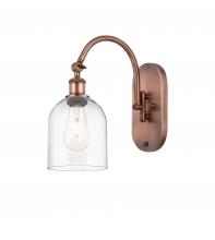 Innovations Lighting 518-1W-AC-G558-6CL - Bella - 1 Light - 6 inch - Antique Copper - Sconce