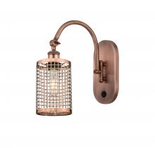  518-1W-AC-M18-AC - Nestbrook - 1 Light - 5 inch - Antique Copper - Sconce