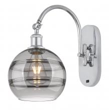  518-1W-PC-G556-8SM - Rochester - 1 Light - 8 inch - Polished Chrome - Sconce