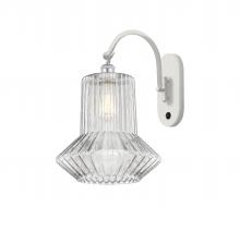  518-1W-WPC-G212 - Springwater - 1 Light - 12 inch - White Polished Chrome - Sconce