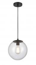 Innovations Lighting 610-BK-SDY-LED - Tolland - 1 Light - 10 inch - Matte Black - Cord hung - Mini Pendant