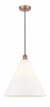  616-1P-AC-GBC-161 - Berkshire - 1 Light - 16 inch - Antique Copper - Cord hung - Pendant