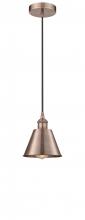 Innovations Lighting 616-1P-AC-M8-AC - Edison - 1 Light - 7 inch - Antique Copper - Multi Pendant