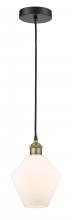  616-1P-BAB-G651-8 - Cindyrella - 1 Light - 8 inch - Black Antique Brass - Cord hung - Mini Pendant