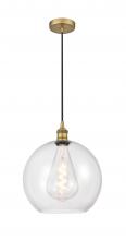 Innovations Lighting 616-1P-BB-G122-12 - Athens - 1 Light - 12 inch - Brushed Brass - Cord hung - Mini Pendant
