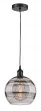  616-1P-BK-G556-10SM - Rochester - 1 Light - 10 inch - Matte Black - Cord hung - Mini Pendant