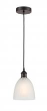 Innovations Lighting 616-1P-OB-G381 - Castile - 1 Light - 6 inch - Oil Rubbed Bronze - Cord hung - Mini Pendant