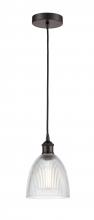 Innovations Lighting 616-1P-OB-G382 - Castile - 1 Light - 6 inch - Oil Rubbed Bronze - Cord hung - Mini Pendant