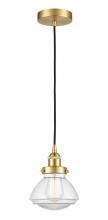 Innovations Lighting 616-1PH-SG-G322 - Olean - 1 Light - 7 inch - Satin Gold - Cord hung - Mini Pendant