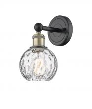 Innovations Lighting 616-1W-BAB-G1215-6 - Athens Water Glass - 1 Light - 6 inch - Black Antique Brass - Sconce