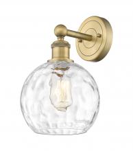 Innovations Lighting 616-1W-BB-G1215-8 - Athens Water Glass - 1 Light - 8 inch - Brushed Brass - Sconce