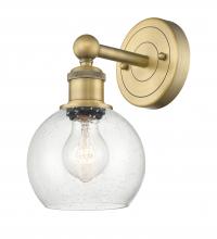  616-1W-BB-G124-6 - Athens - 1 Light - 6 inch - Brushed Brass - Sconce