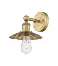 Innovations Lighting 616-1W-BB-M17-BB - Scallop - 1 Light - 8 inch - Brushed Brass - Sconce