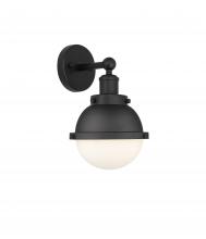  616-1W-BK-HFS-61-BK - Hampden - 1 Light - 7 inch - Matte Black - Sconce