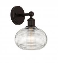 Innovations Lighting 616-1W-OB-G555-8CL - Ithaca - 1 Light - 8 inch - Oil Rubbed Bronze - Sconce