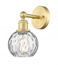 Innovations Lighting 616-1W-SG-G1215-6 - Athens Water Glass - 1 Light - 6 inch - Satin Gold - Sconce