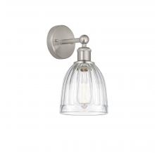  616-1W-SN-G442 - Brookfield - 1 Light - 6 inch - Brushed Satin Nickel - Sconce