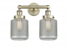  616-2W-AB-G262 - Stanton - 2 Light - 15 inch - Antique Brass - Bath Vanity Light