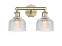  616-2W-AB-G412 - Dayton - 2 Light - 15 inch - Antique Brass - Bath Vanity Light