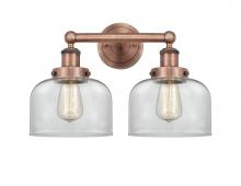 Innovations Lighting 616-2W-AC-G72 - Bell - 2 Light - 17 inch - Antique Copper - Bath Vanity Light