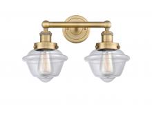  616-2W-BB-G532 - Oxford - 2 Light - 16 inch - Brushed Brass - Bath Vanity Light