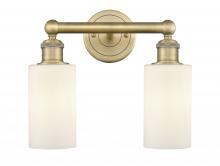  616-2W-BB-G801 - Clymer - 2 Light - 13 inch - Brushed Brass - Bath Vanity Light