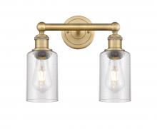  616-2W-BB-G804 - Clymer - 2 Light - 13 inch - Brushed Brass - Bath Vanity Light
