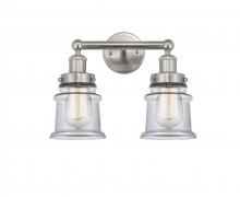 Innovations Lighting 616-2W-SN-G182S - Canton - 2 Light - 14 inch - Brushed Satin Nickel - Bath Vanity Light