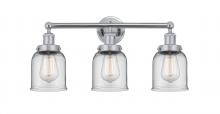  616-3W-PC-G52 - Bell - 3 Light - 23 inch - Polished Chrome - Bath Vanity Light