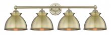  616-4W-AB-M14-AB - Adirondack - 4 Light - 35 inch - Antique Brass - Bath Vanity Light