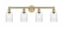  616-4W-BB-G342 - Hadley - 4 Light - 32 inch - Brushed Brass - Bath Vanity Light