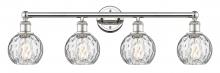 Innovations Lighting 616-4W-PN-G1215-6 - Athens Water Glass - 4 Light - 33 inch - Polished Nickel - Bath Vanity Light