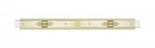  617L-4W-AB-G617-11CL - Boreas - 4 Light - 51 inch - Antique Brass - Bath Vanity Light