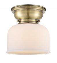  623-1F-AB-G71 - Bell - 1 Light - 8 inch - Antique Brass - Flush Mount