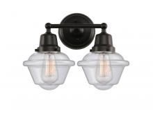  623-2W-BK-G534 - Oxford - 2 Light - 16 inch - Matte Black - Bath Vanity Light