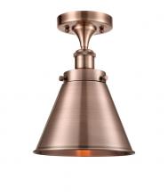 Innovations Lighting 916-1C-AC-M13-AC - Appalachian - 1 Light - 7 inch - Antique Copper - Semi-Flush Mount
