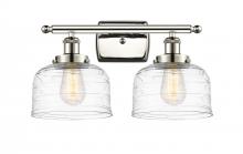  916-2W-PN-G713 - Bell - 2 Light - 18 inch - Polished Nickel - Bath Vanity Light