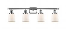  916-4W-PC-G51 - Bell - 4 Light - 36 inch - Polished Chrome - Bath Vanity Light